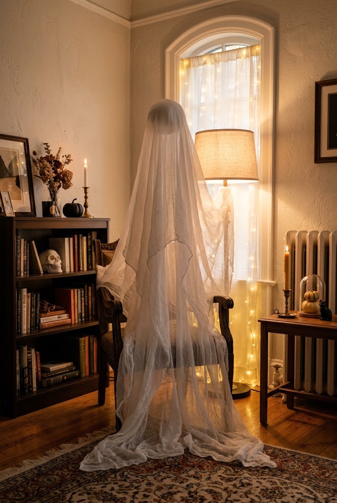 Gauze Curtain Ghost Corner