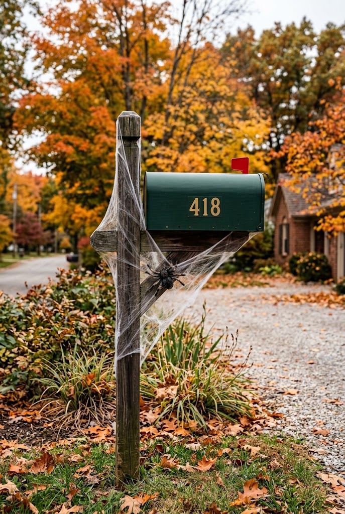 15 Easy Halloween Entryway Decor Ideas That Impress Guests Instantly 8 Haunted Mailbox Makeover