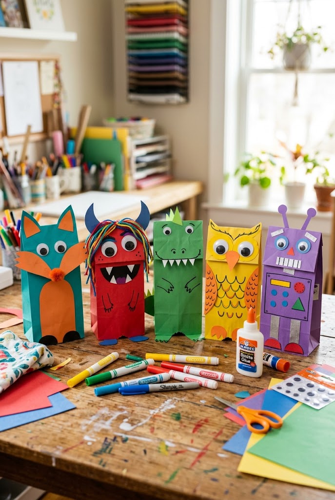 Paper Bag Puppets 1