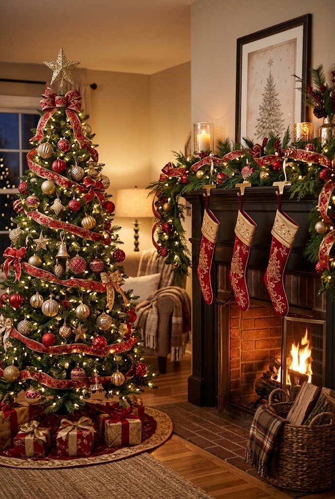10 Christmas Decor Ideas for a Cozy, Festive Home 11 Themed Ornament Color Story