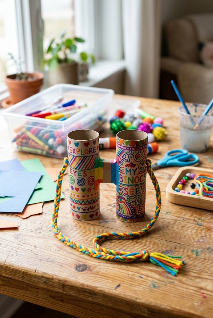Toilet Paper Roll Binoculars