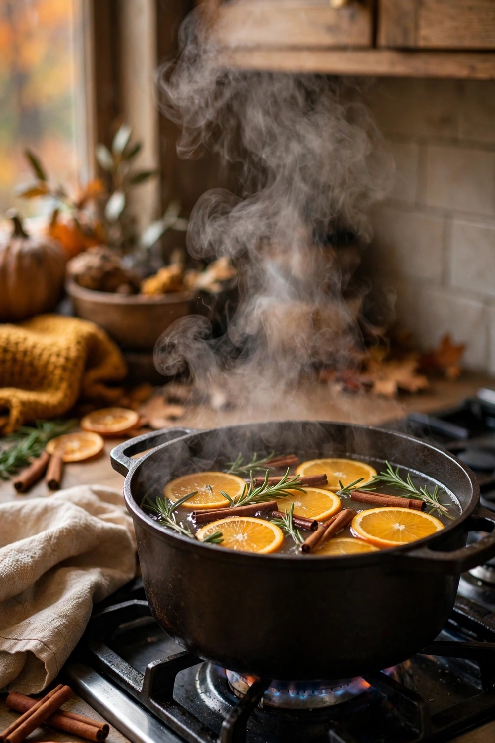 Simmer pot scent on the stove