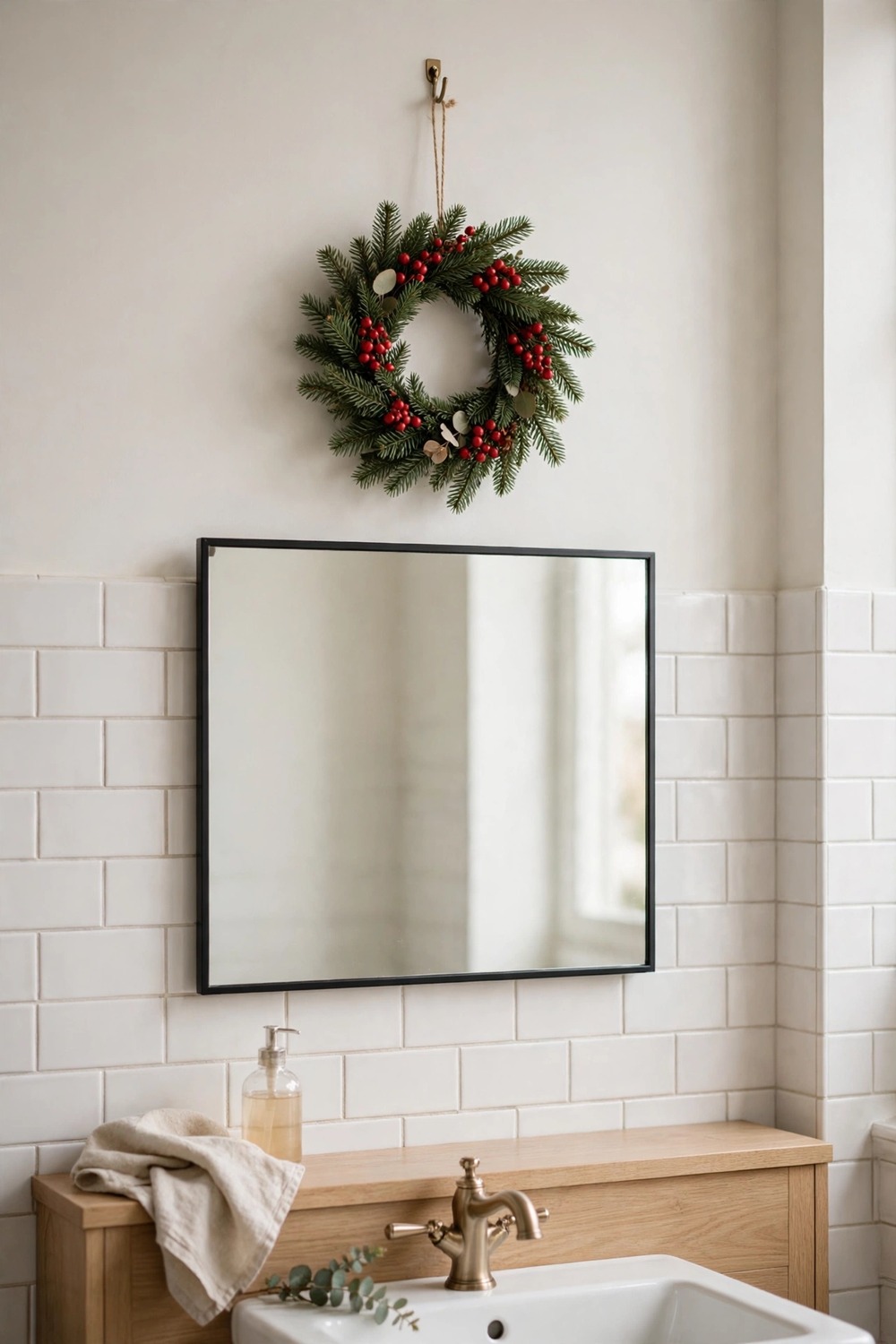 a2 s02 wreath mirror