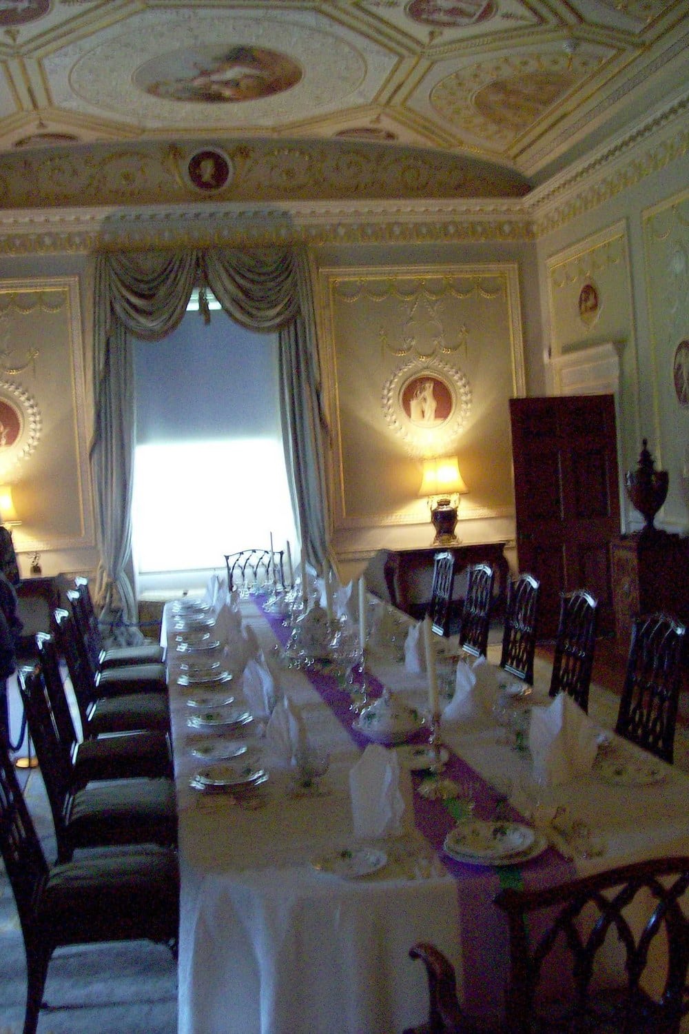 Gallery wall of memories in a dining room
